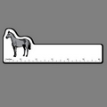 6" Ruler W/ Horse (Left Side View)